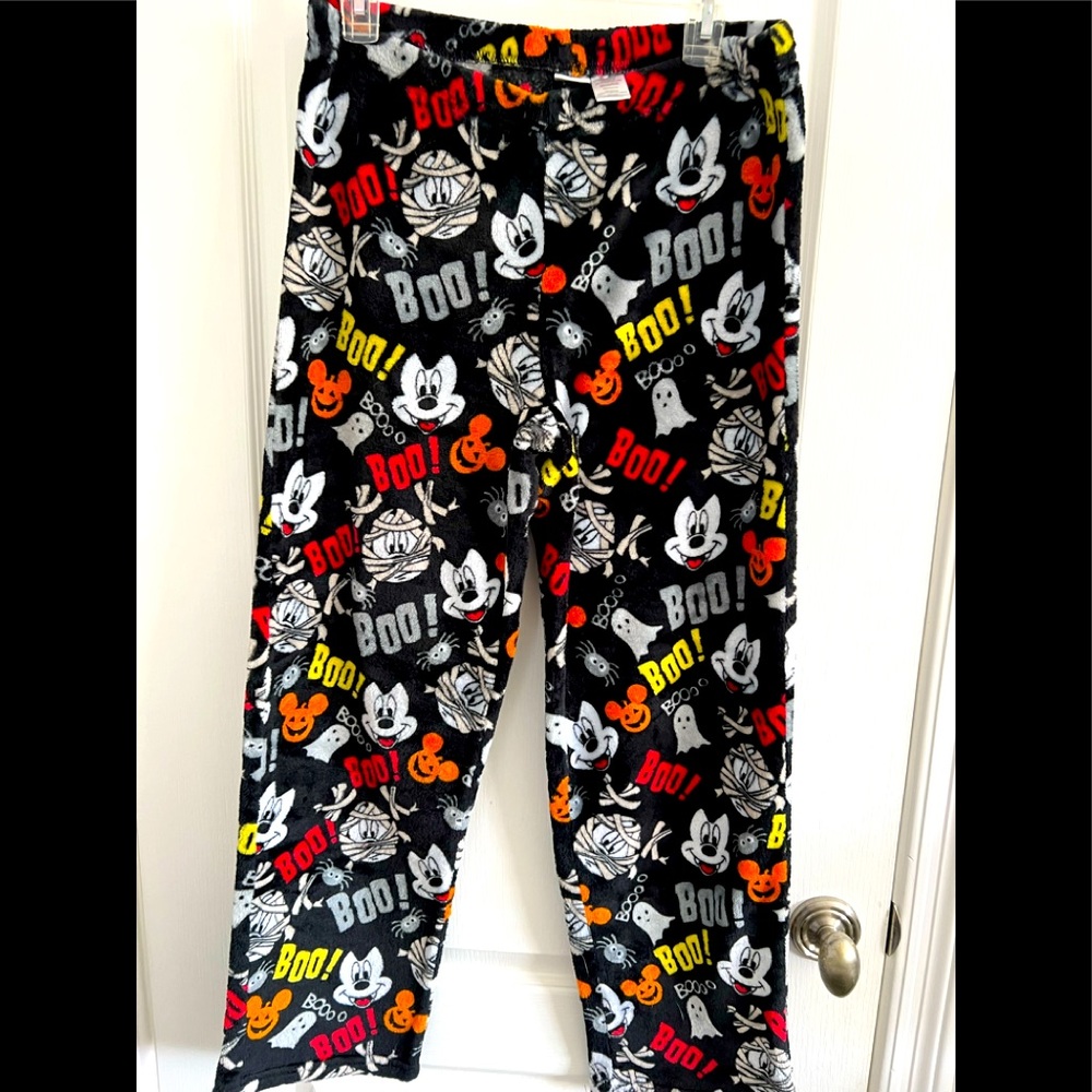 Disney Halloween 🎃 Fleece Bottoms Medium